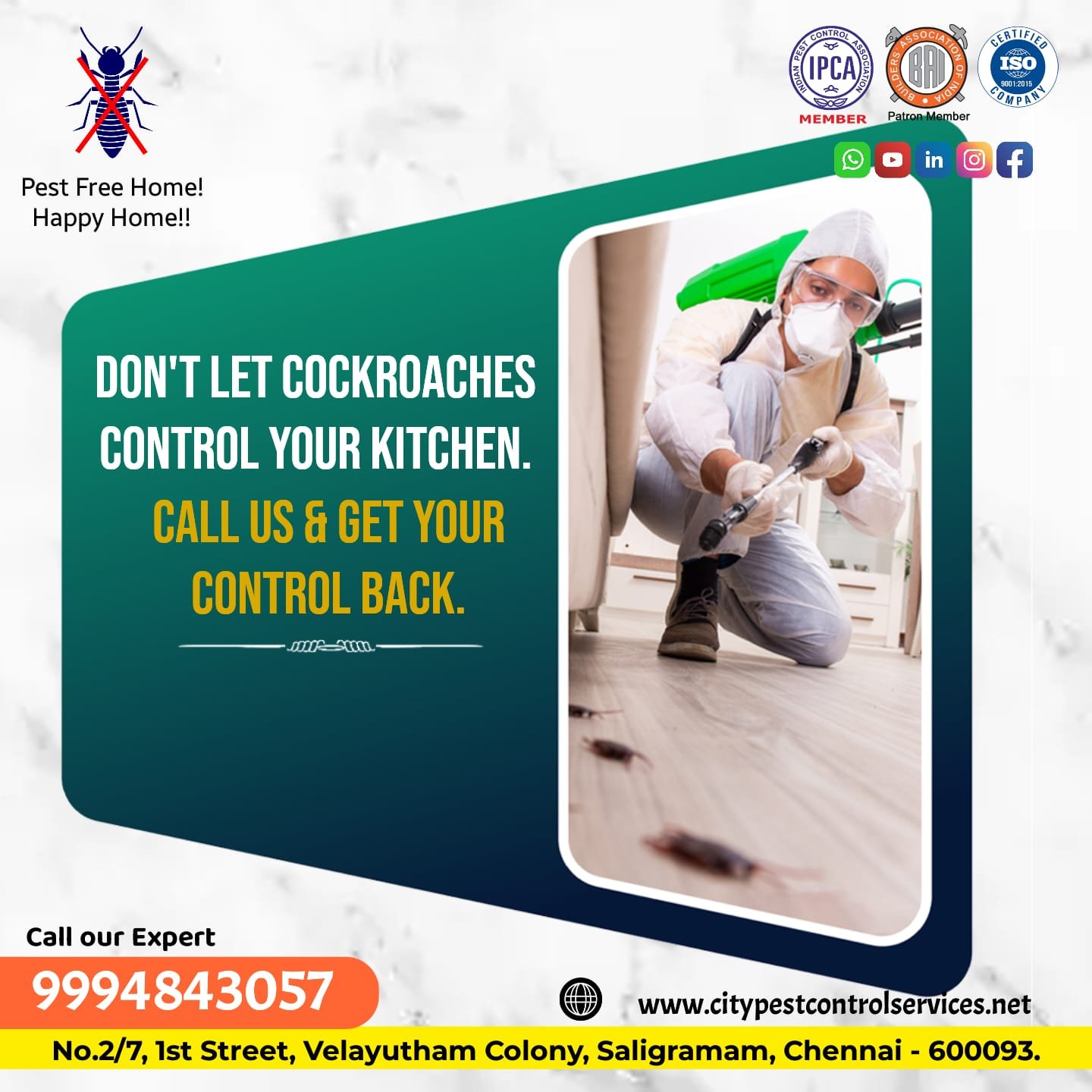 Pest Free Home! Happy Home!!