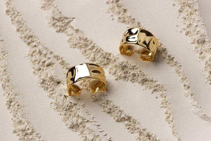 Meher Gold Studs